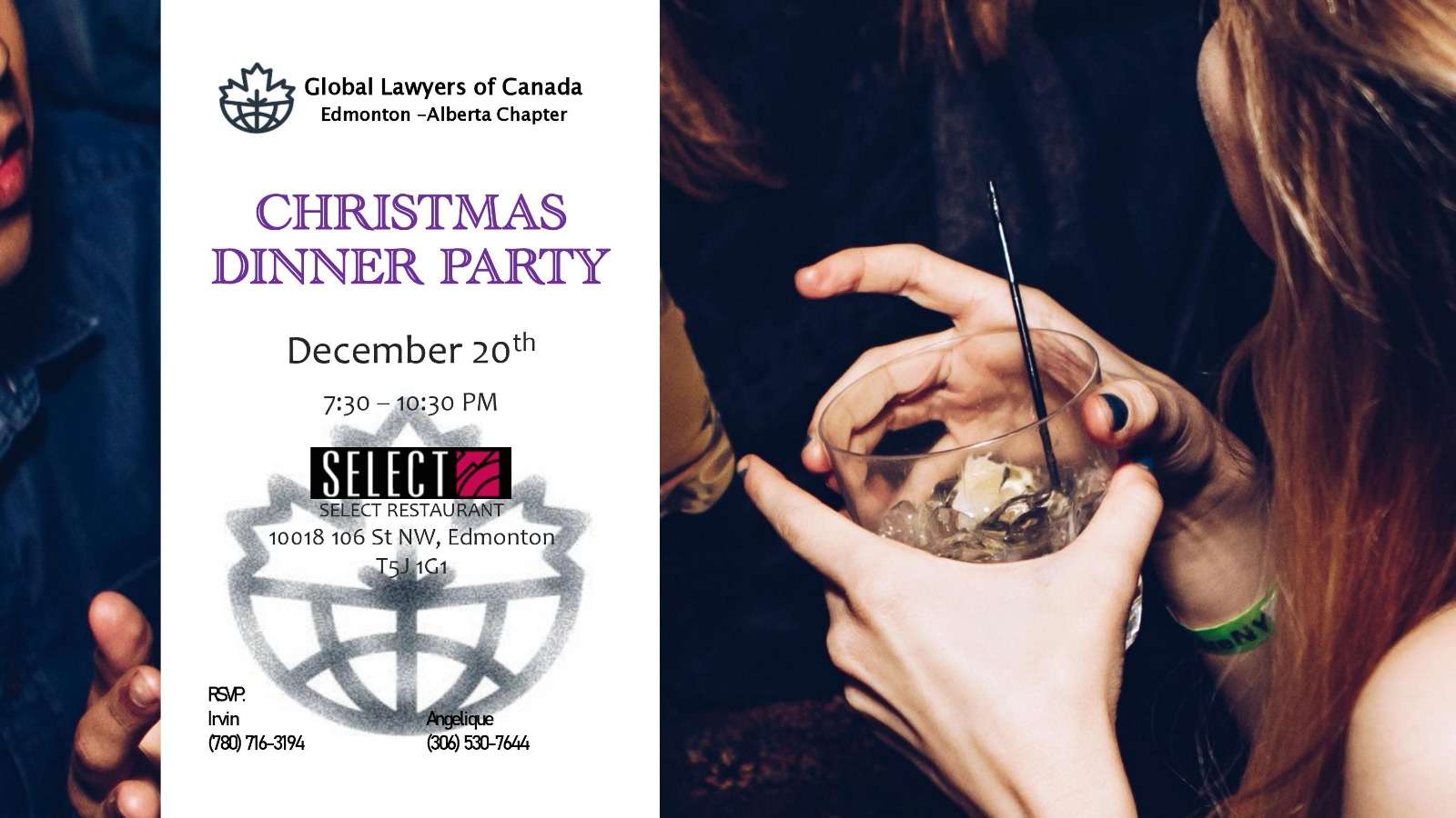 Christmas dinner party in Edmonton, join us!